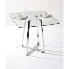 off melito square glass dining table in