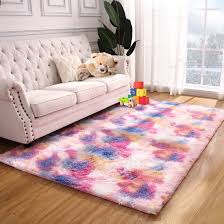 glowsol 6 x9 gy tie dye rugs soft