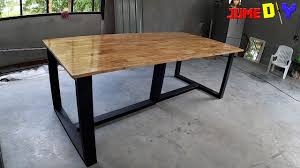 The traditional setting for a coffee table is center stage, surrounded by coffee table sizing: Diy Modern Coffee Table With Metal Table Legs Youtube