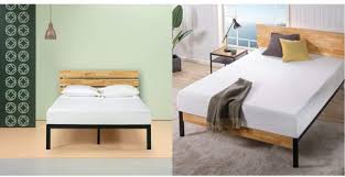Zinus Paul Metal And Wood Platform Bed
