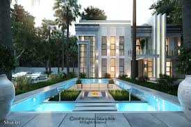 Modern luxury villa design | 200 yard 4 bhk luxury house with premium interior design in india 200 sq yard 8 marla 4. Modern Villa Design On Behance