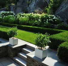 Green White Garden Design Garden