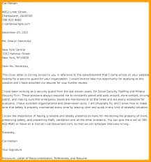 Free Cover Letter Template For Security Officer Impressive Letters