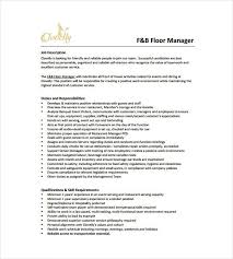 14 restaurant manager job description