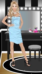 dress up and makeup red carpet by
