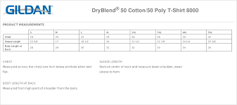 Gildan Dryblend 50 Cotton 50 Poly T Shirt 8000