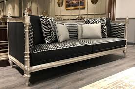 casa padrino luxury baroque sofa black