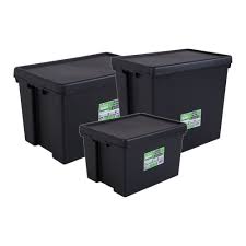 Stack and nest totes are perfect when you need a heavy duty clear bin with a lid for a warehouse or distribution center. Heavy Duty Multi Use Storage Bins C W Lid Storage J P Lennard Ltd