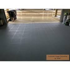 Gray Pvc Garage Flooring Tile