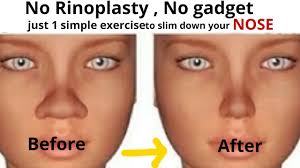 slimmer nose with this simple exercise