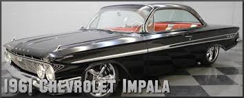 1961 Chevrolet Impala Factory Paint Colors