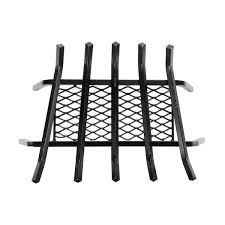 Fireplace Grate With Ember Retainer