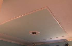 how to create a faux tray ceiling and