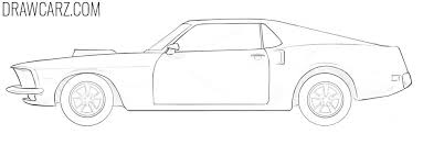 how to draw a clic car