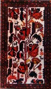armenian carpet with thorn bush plan