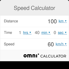 Speed Calculator Omni