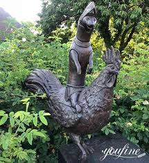 Rooster Statue Mean Youfine Sculpture