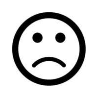 sad face vector art icons and