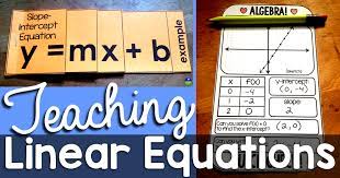 teaching linear equations