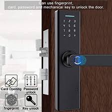 Maybe you would like to learn more about one of these? Amazon Com Multi Unlock Smart Black Electronic Door Lock Fingerprint Card Password Key Anti Theft 2 Tough Home Security Biometric Digital Door Lock For Home Office 4 Aaa Batteries Not Included Tools Home Improvement