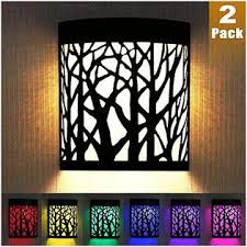 Denicmic Vv99ksx Denicmic Solar Wall Lights Outdoor Fence Solar Lights For Deck Patio Stairs Step Backyard Led Forest Night Lights Waterproof
