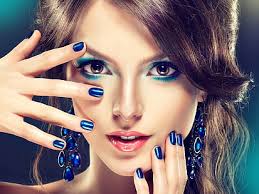 hd wallpaper makeup fashion blue