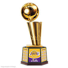 The team that wins the series is awarded the larry o'brien championship trophy, which replaced the walter a. Los Angeles Lakers Nba Finals Trophy Sculpture Nba Finals Lakers Team Los Angeles Lakers
