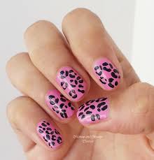 easy leopard print nail art