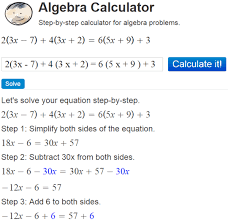 Algebra Calculator With Steps Flash