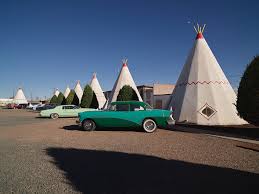 scene at the old wigwam motel a