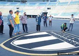 The international stadium within terengganu sports complex was constructed over a two year period beginning in 2008. Ini Rupa Terkini Padang Stadium Sultan Mizan Zainal Abidin Selepas Dinaik Taraf