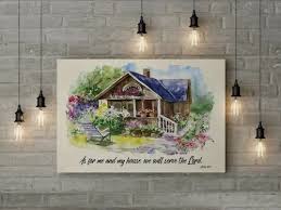 Canvas As For Me And My House We