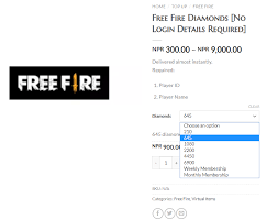 The reason for garena free fire's increasing popularity is it's compatibility with low end devices just as. How To Buy Free Fire Diamonds With Player Id Gaming Gears Nepal