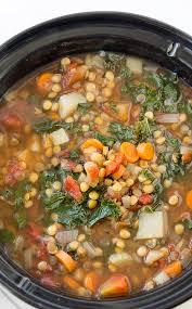 crock pot vegetable lentil soup