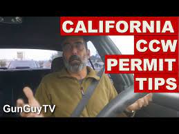 california concealed weapons permit