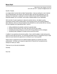 Sample Cover Letter Example 