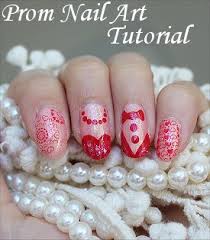 nail art tutorial prom nails swatch