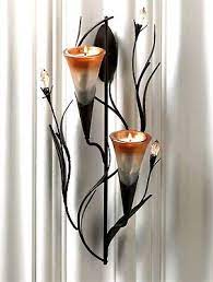 Dawn Lilies Tealight Candle Holder Wall