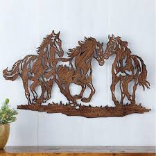 Horse Rustic Metal Hanging Wall Art