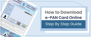 how to e pan card