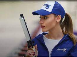 Greece's olympic committee said thursday that it has picked rio de janeiro shooting gold medalist anna korakaki as the first torchbearer . Sfaires Anna Korakaki