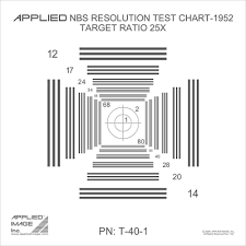 Nbs 1952 Resolution Test Chart T 40 Applied Image