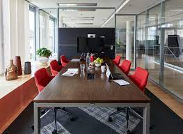 Eight feet long, the table is available in two heights: Framefour Meeting Table By Steelcase Stylepark