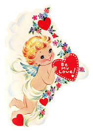 Valentines or saint valentine s day card with hanging hearts on white. 20 Die Cut Valentines The Graphics Fairy