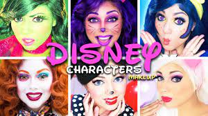 disney characters makeup compilation