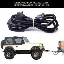 If vehicle is heater only, also order 55111842ab heater switch. Wiring 4350430378 Bougerv Trailer Wiring Harness Fits 2007 2018 Jeep Wrangler Jk 2 4 Door Tow Hitch Wiring Harness Accessories W 4 Way Flat Connector 65 Inch Exterior Accessories