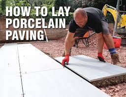How To Lay Porcelain Patio Paving