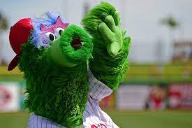 The revamped phillie phanatic mascot performs before the philadelphia phillies play the pittsburgh pirates in a spring training baseball game at spectrum field in clearwater, fla., sunday, feb. Phillies Unveil Modified Phillie Phanatic During First Home Spring Training Game Phillyvoice