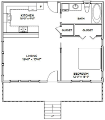 Floor Plans One Bedroom House Plans