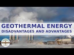 geothermal energy disadvanes and